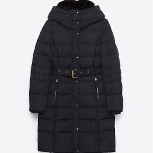 Zara puffer down jacket coat